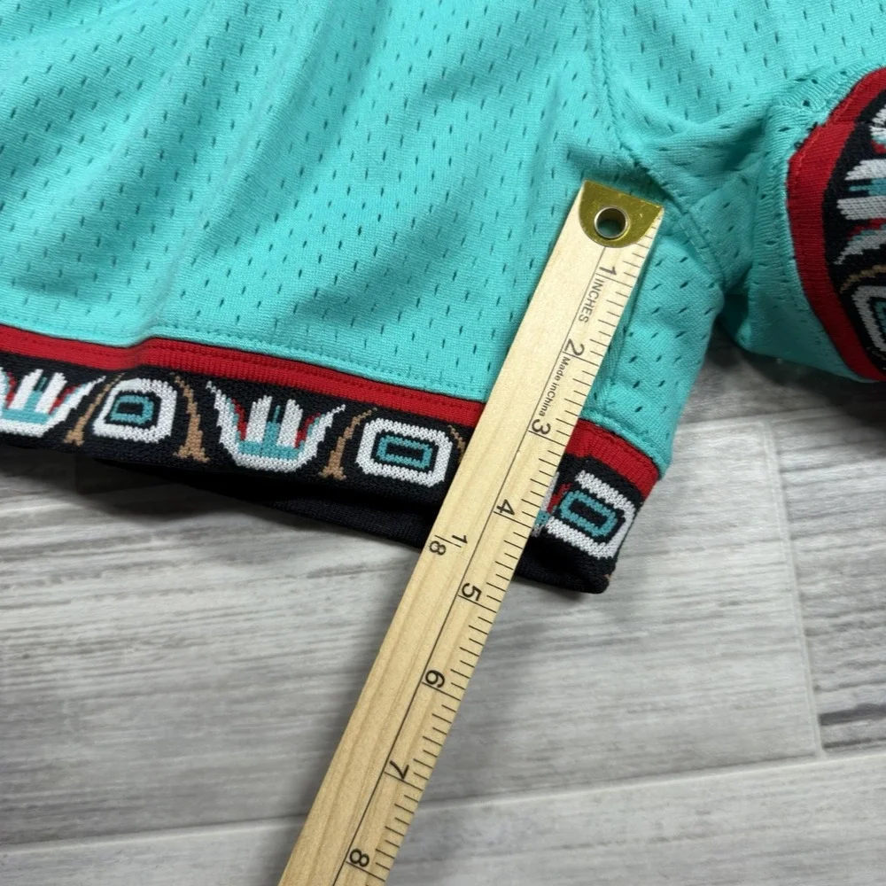Mitchell‎ & Ness Turquoise Grizzlies Women's XS Hardwood Classic Shorts New $85